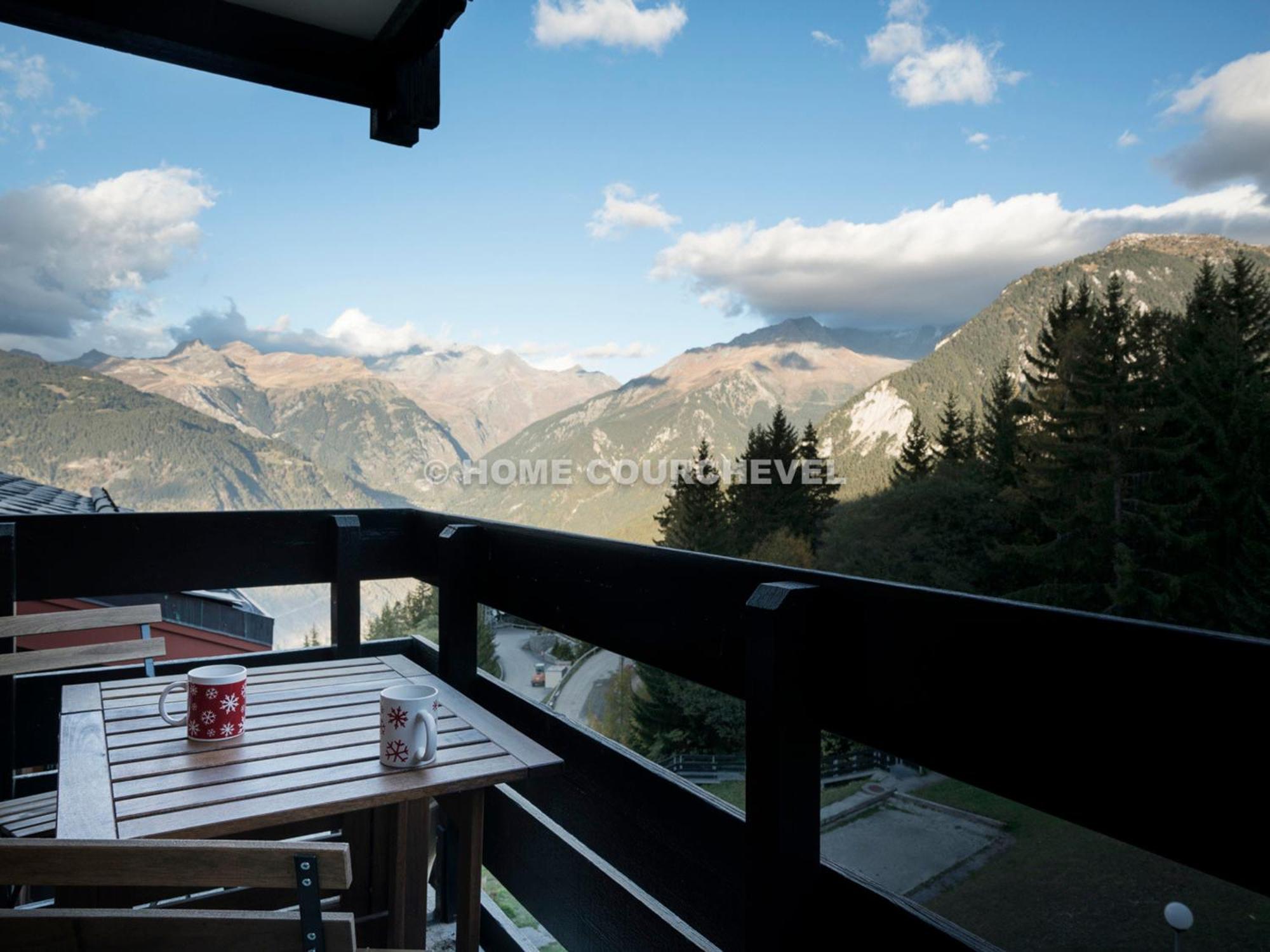 2 Pieces Renove A Avec Balcon Et Wifi - Fr-1-575-27 Apartment Courchevel